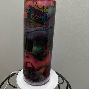 90s themed 20 ounce stainless steel tumbler